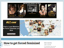 Tablet Screenshot of forced-feminization.net